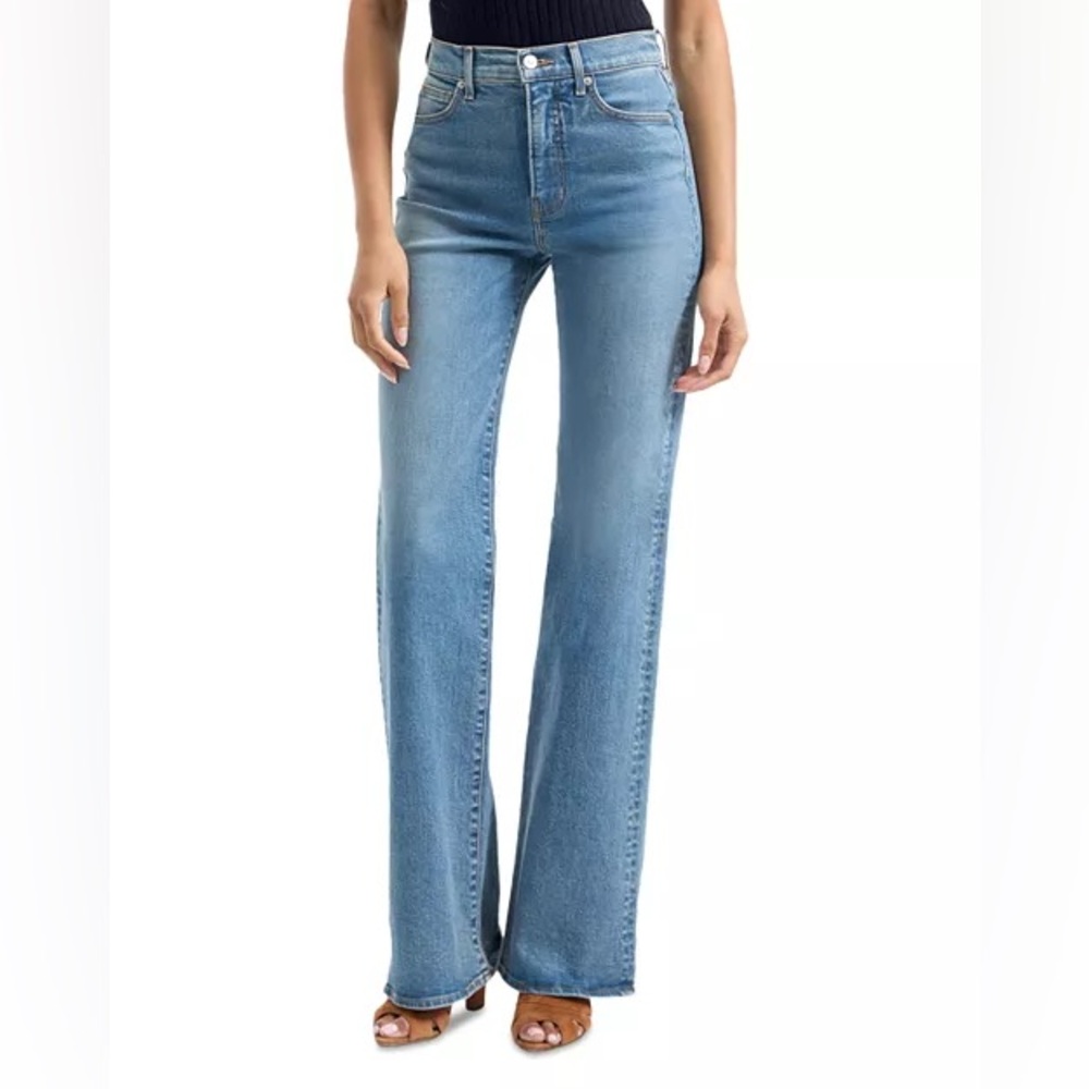 Veronica Beard Crosbie High-Rise Wide-Leg Jeans